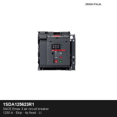 ABB product photo 1SDA125623R1: E1.3C 1250 Ekip Aware LI 4p WMP - Orion Italia